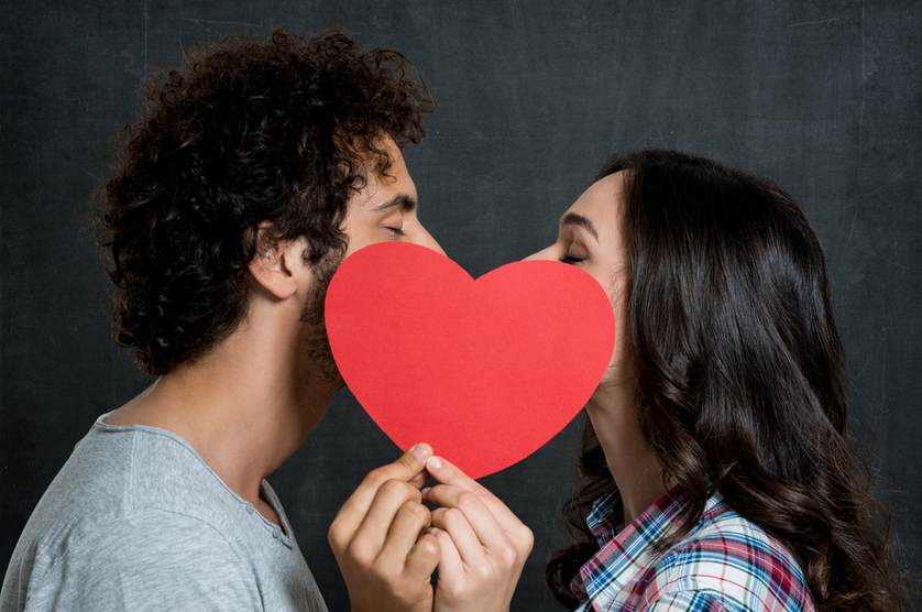 couple on valentines day