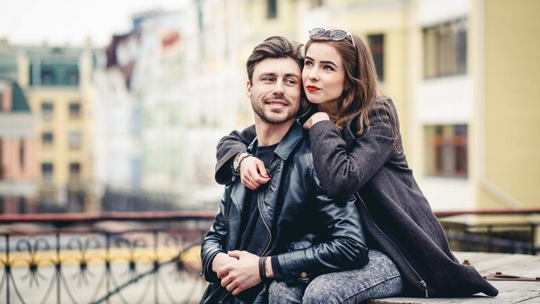 couple on a walk